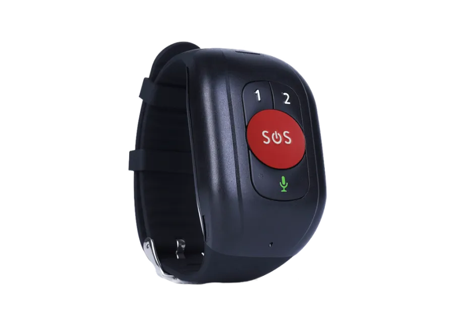 Reachfar V48-B 4G LTE SOS lokalizator GPS zegarek dla seniorów – Wykrywanie upadku i wideorozmowy