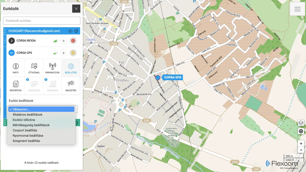 Ustawienia urządzenia